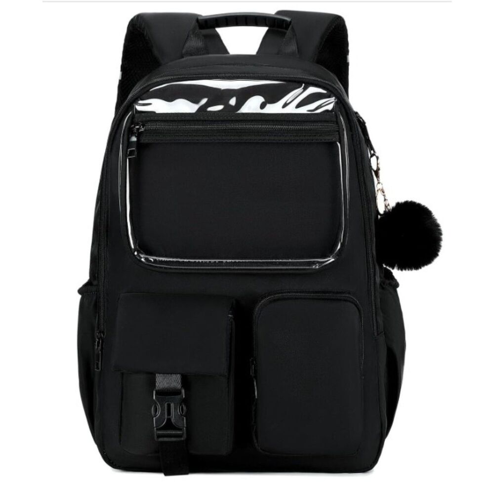 Kids Backpack for Girls Bookbag College Middle High School Bag Student Black